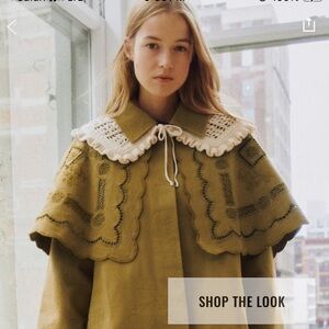 SEZANE X SEA NY JOSEPHINA Jacket in Olive Green